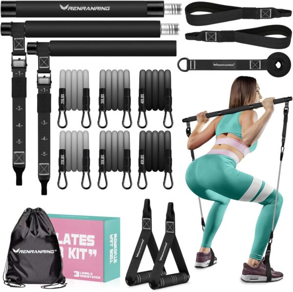 Pilates Bar Kit with Resistance Bands