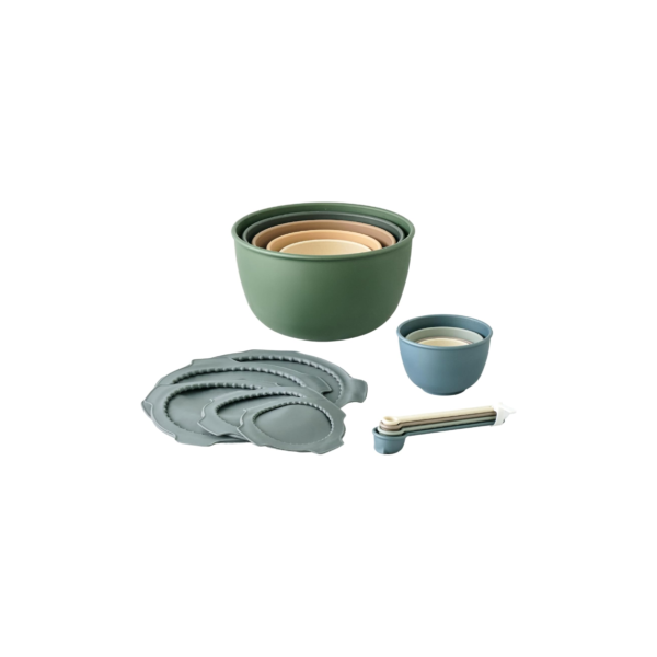 Bamboozle Astrik Mega Baking Bundle| 5 Piece Mixing Bowl Set | Measuring Cups and Spoons